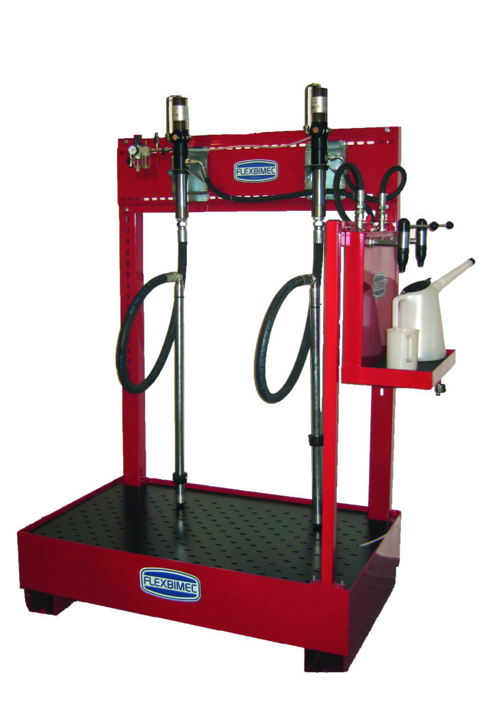 Duel 208L Drum Dispensing bar FLX8545 Lubrication Engineering